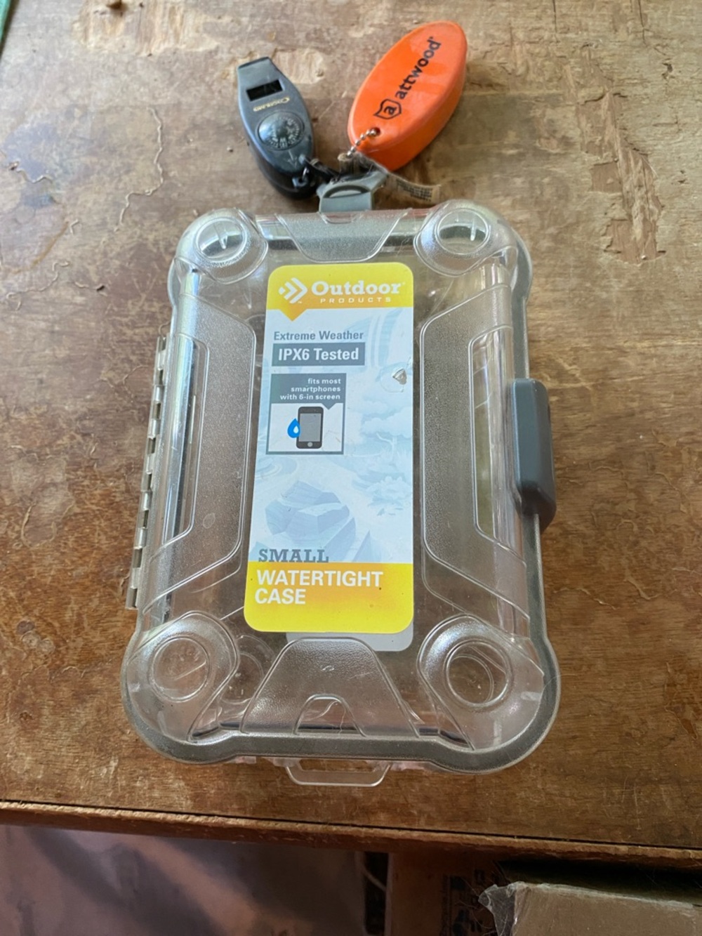 Outdoor Products Small Watertight Case - Clear